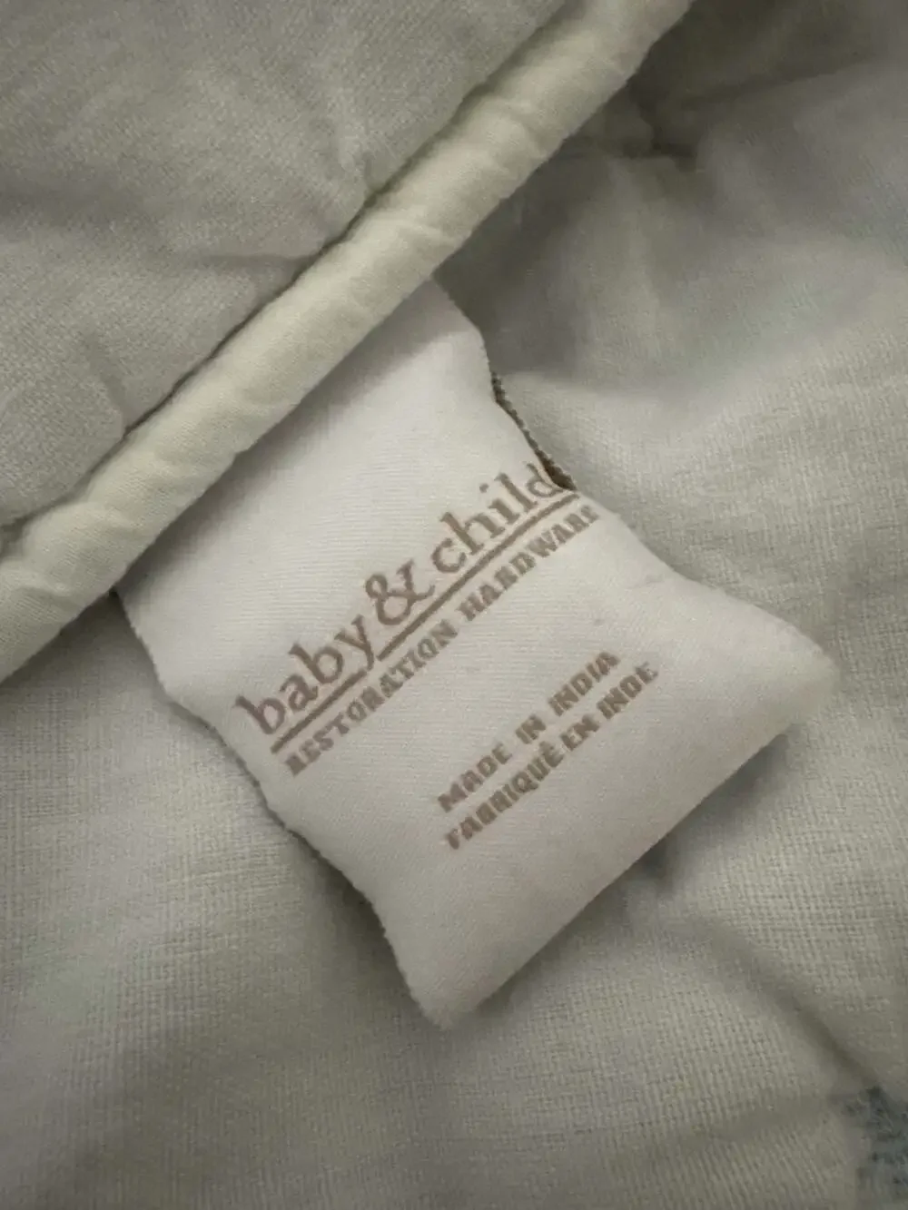 Restoration Hardware RH Baby & Child Layered Cloud Linen-Cotton Quilt